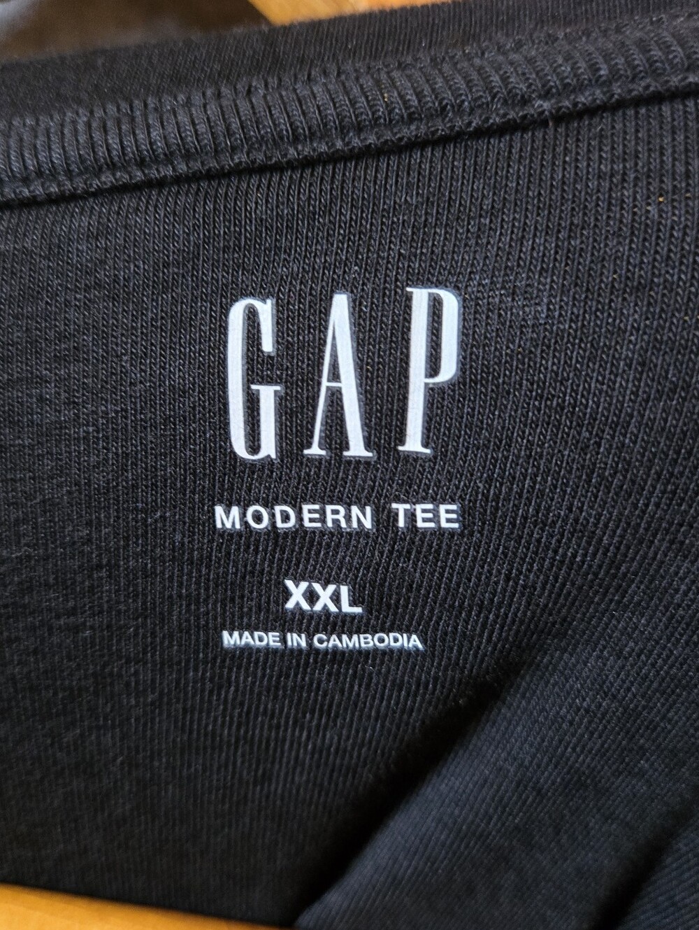 NWT GAP Modern Tee Bundle of 2 Women's XXL 2XL Black Gray Long Sleeve Basics Top - Picture 2 of 7